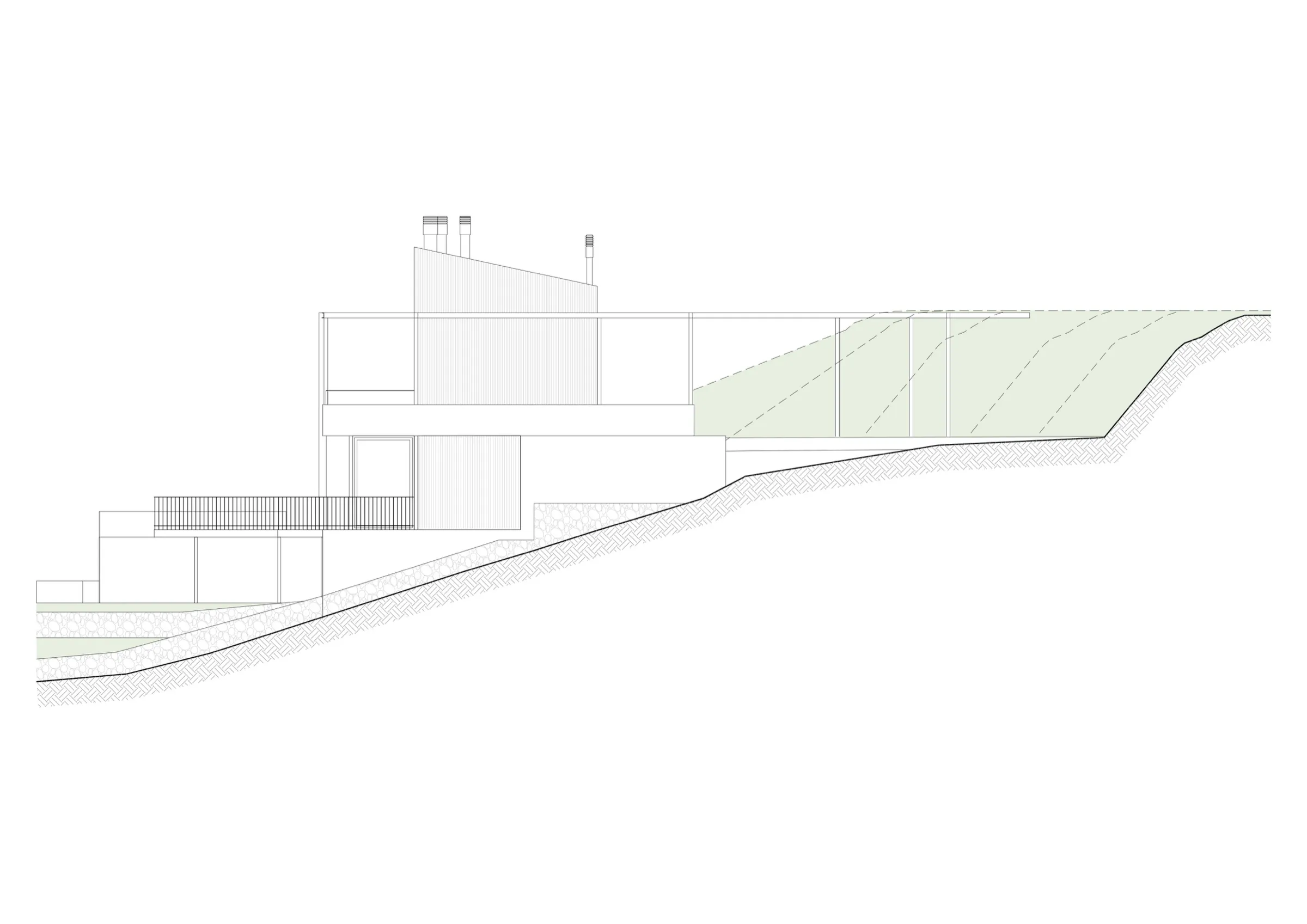03 Fachada Lateral de Vivienda ED