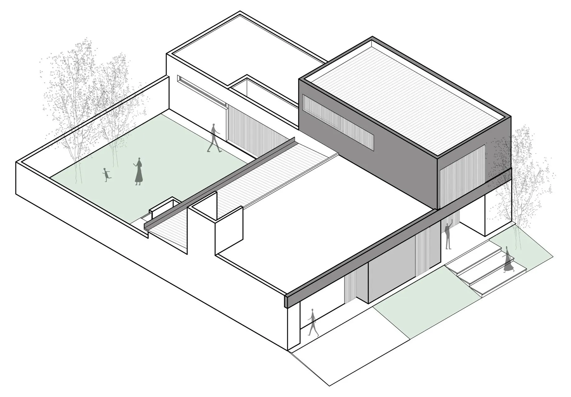 Vivienda Ca Axonometrica de Vivienda CA